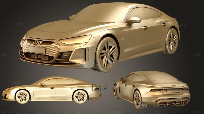 Audi RS etron GT stl model for CNC